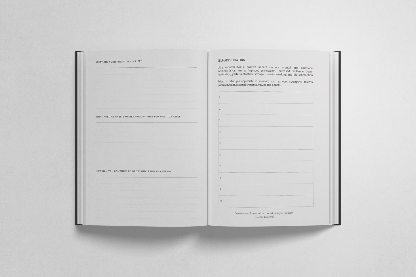Undated Meaningful Productivity Planner