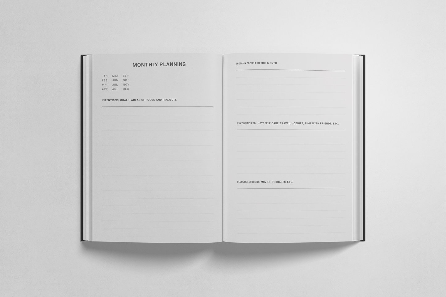 Undated Meaningful Productivity Planner