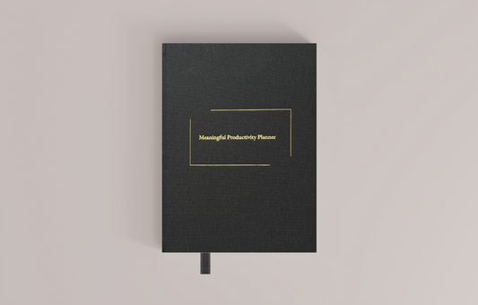 Undated Meaningful Productivity Planner